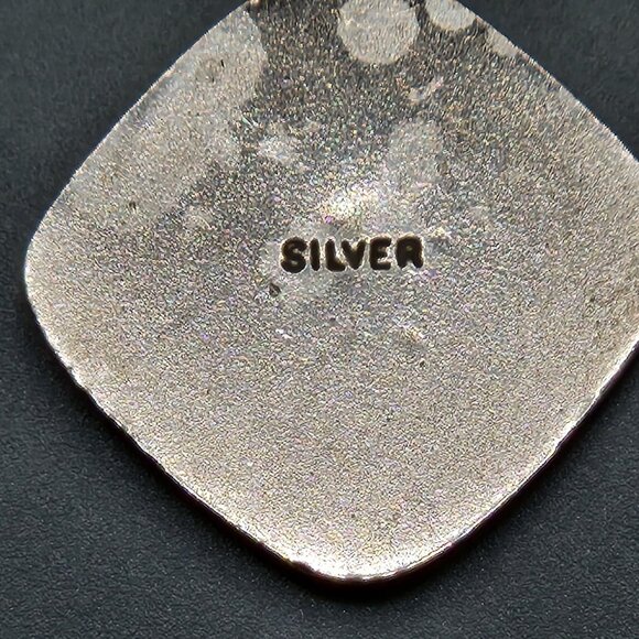 Sterling Silver St Christopher Pendant on 16" Rope Chain 5.1 Grams Italy 925 - Picture 7 of 11